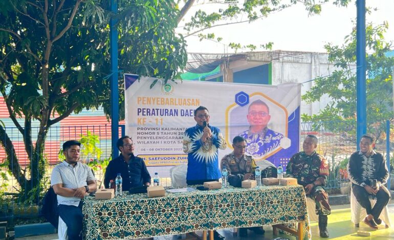 Saefuddin Zuhri edukasikan Perda Bantuan Hukum ke warga Kelurahan Loa Bakung, Samarinda