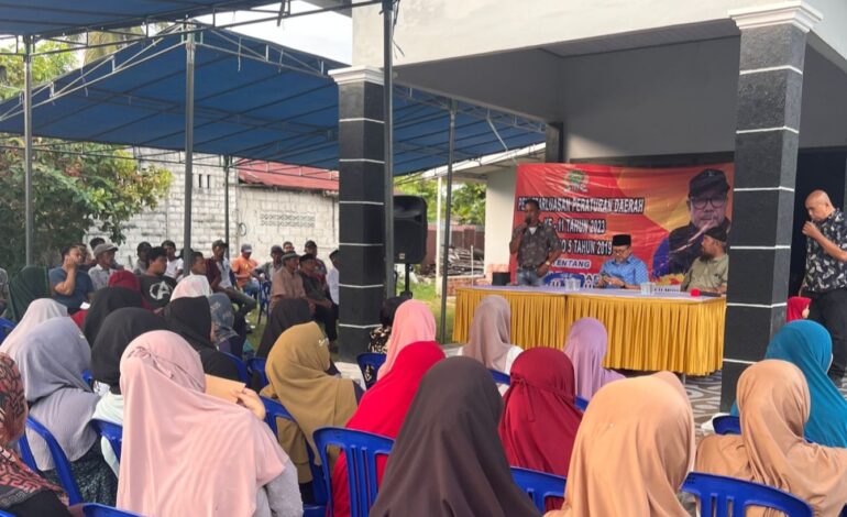 Anggota DPRD Kaltim, M. Adam sebarluaskan Perda Bantuan Hukum di Balikpapan