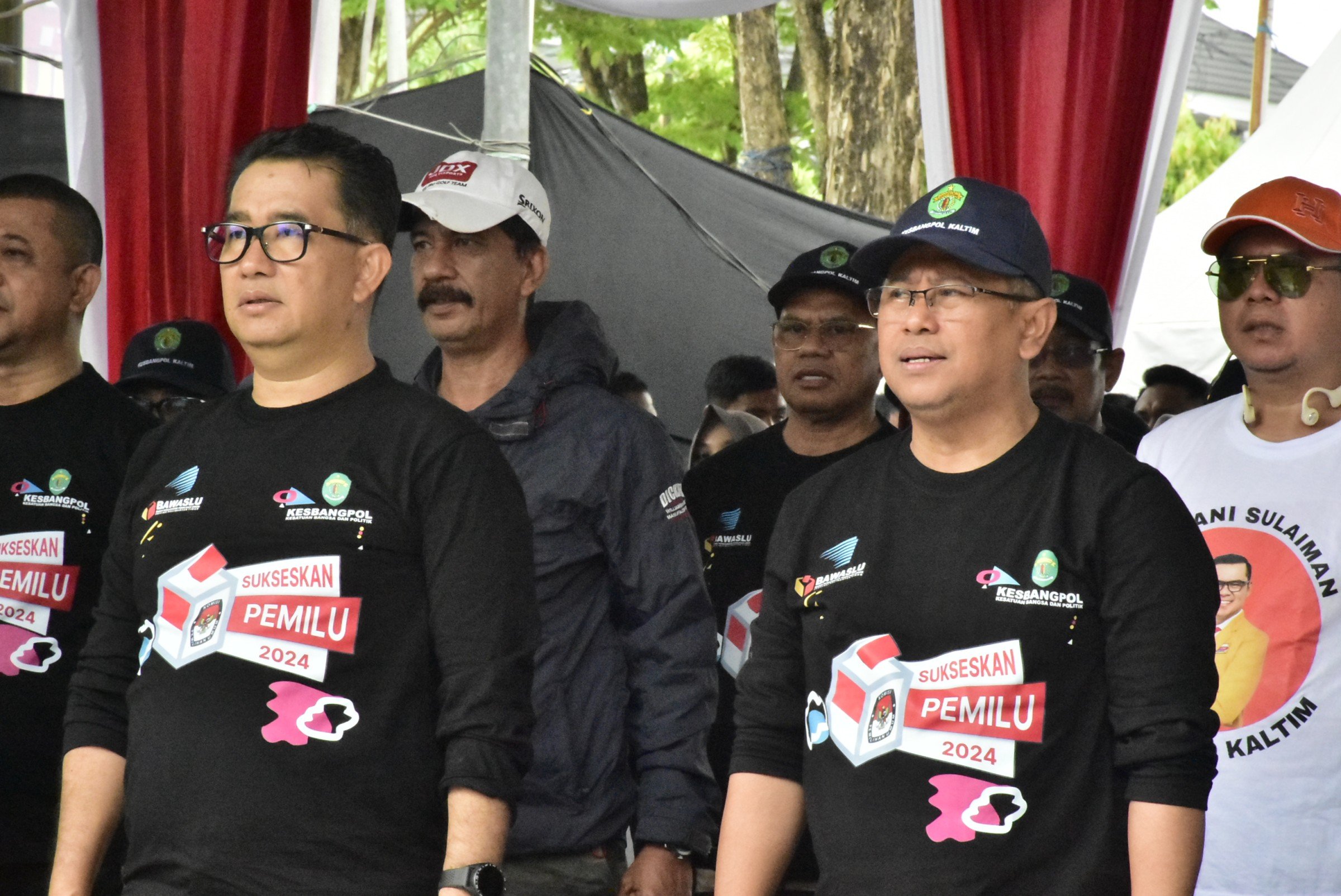 Sigit Wibowo Hadiri Acara Jalan Santai dan Deklarasi Damai Pemilu Serentak 2024