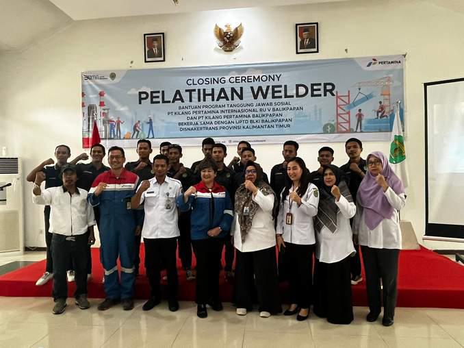 Pelatihan Welder Balikpapan Berakhir Sukses, Kolaborasi BLKI dan Pertamina