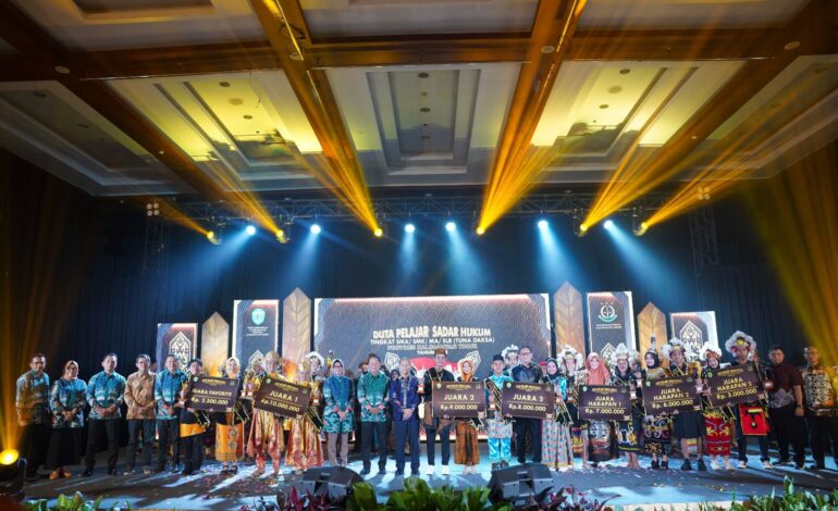 Pemilihan Duta Pelajar Sadar Hukum 2023 Provinsi Kalimantan Timur Resmi Ditutup