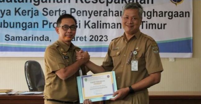 Dishub Kaltim Menyetujui Kesepakatan Budaya Kerja & Apresiasi Prestasi Pegawai