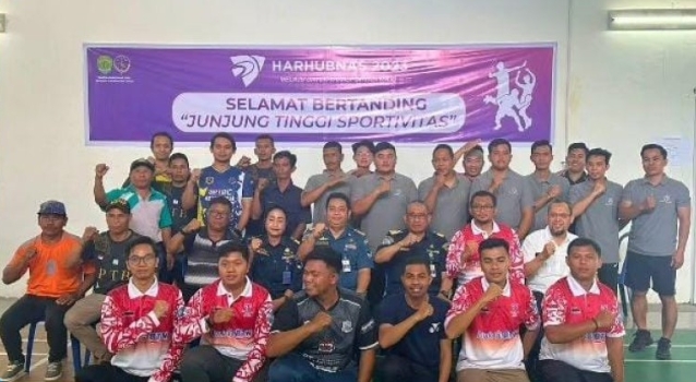 Meriahkan Harhubnas 2023, Dishub Kaltim Adakan Lomba Bulutangkis