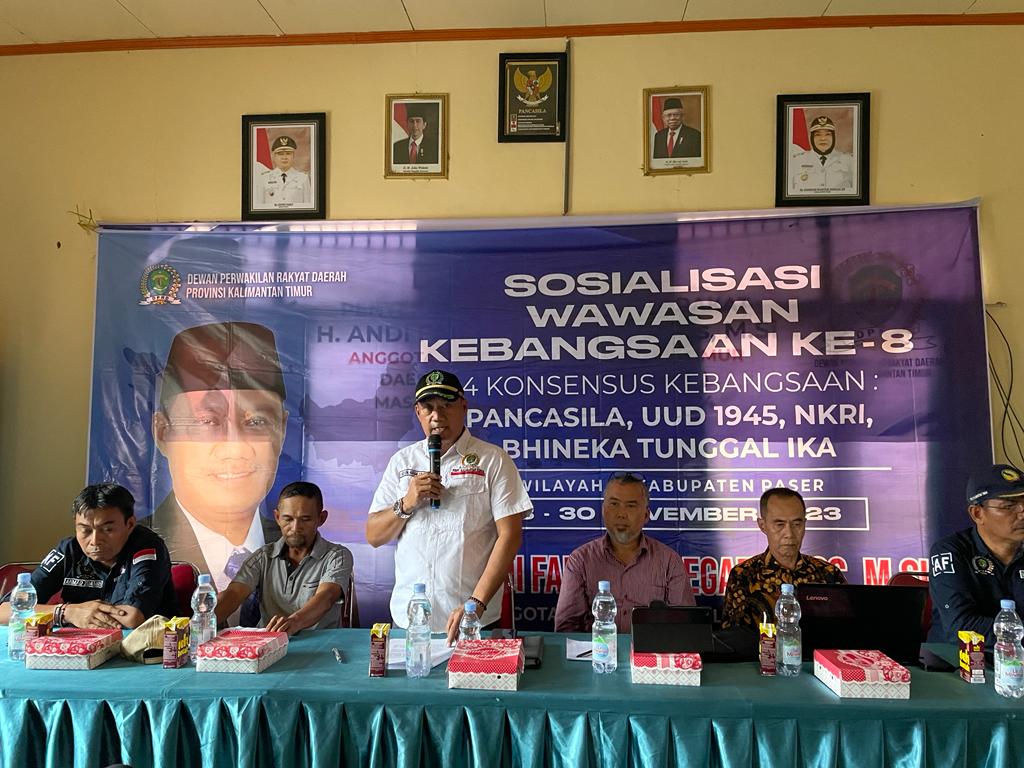Andi Faisal Gencarkan pemahaman kebangsaan kepada warga Paser melalui Sosbang ke-8