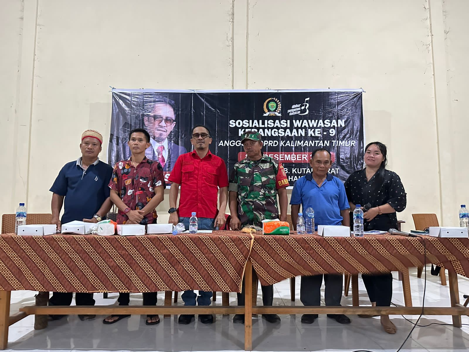 Marthinus Terus Siarkan Pemahaman Kebangsaan Kepada Masyarakat Kubar