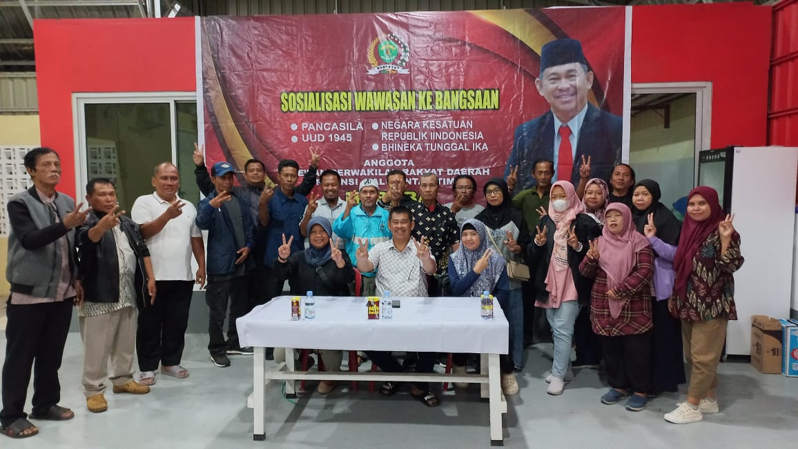 Gelar Sosbang ke-9, H Baba Bertandang Di Kelurahan Damai, Balikpapan