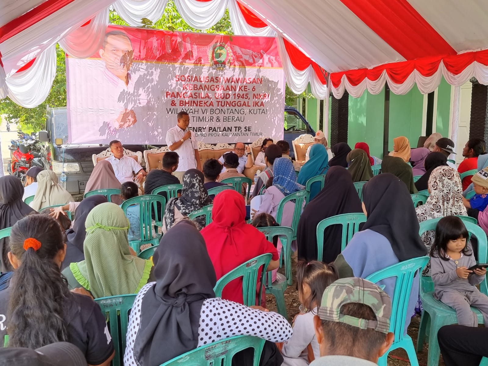 Henry Pailan kembali menggelar Sosbang ke-6 di Kutim