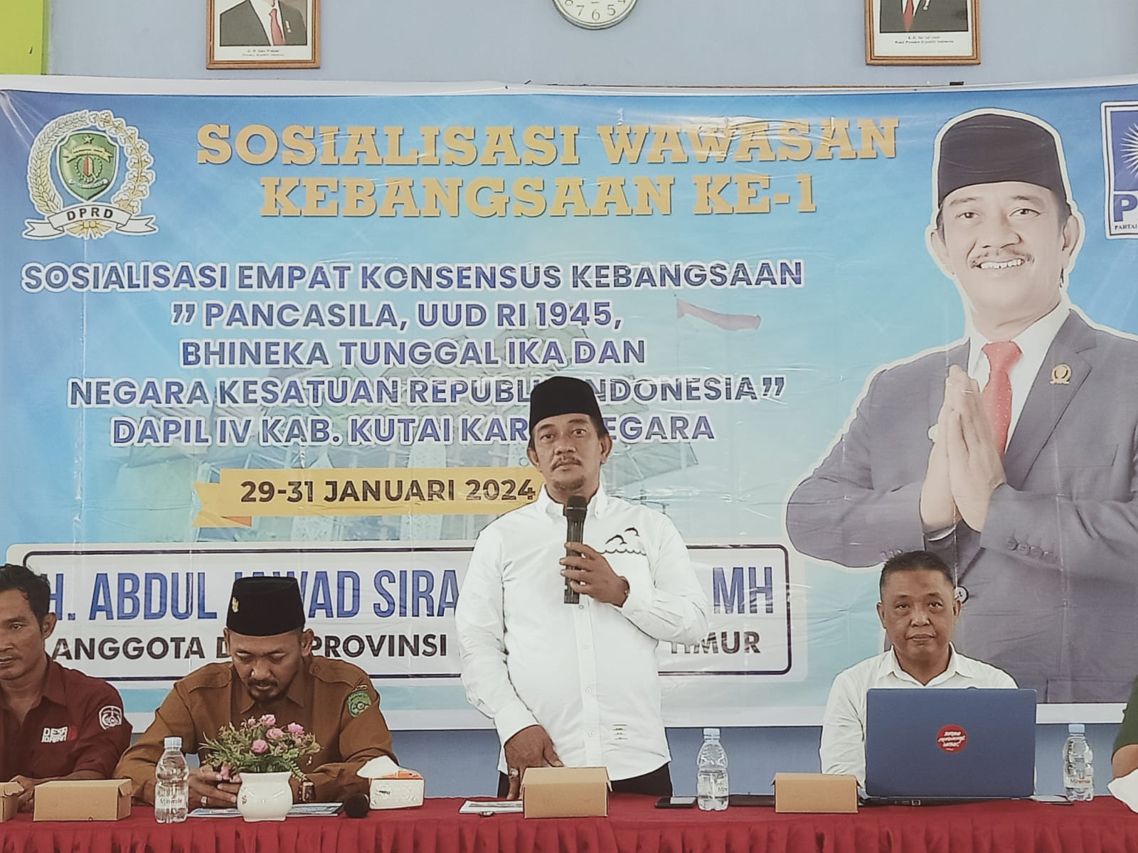 Awali Sosbang Tahun 2024, Jawad Sirajuddin Sambangi Warga Tenggarong Seberang