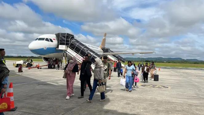 Maskapai Super Air Jet Buka Rute Samarinda-Makassar di Bandara APT Pranoto, Antusiasme Masyarakat Tinggi