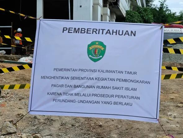 Pemprov Kaltim Hentikan Sementara Pembongkaran Aset Terowongan Samarinda
