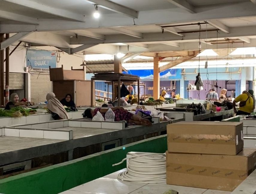 Pedagang Pasar Sungai Dama Keluhkan Omset Anjlok Setelah Direlokasi, Pendapatan Harian Hanya Rp 10 Ribu