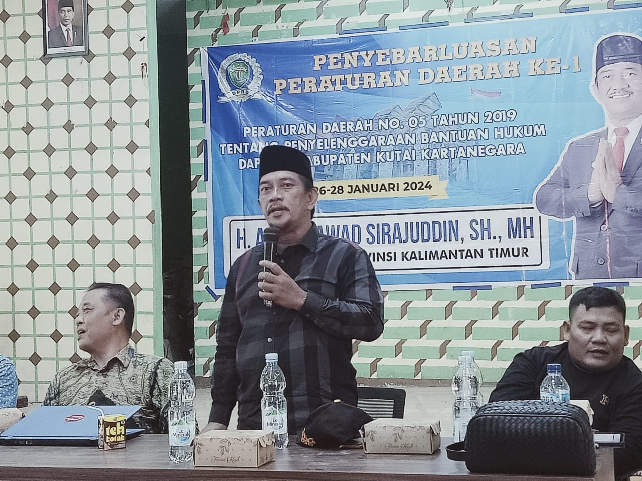 Jawad Sirajuddin menggelar Penyebarluasan Perda Kaltim nomor 5 tahun 2019 di Desa Batuah