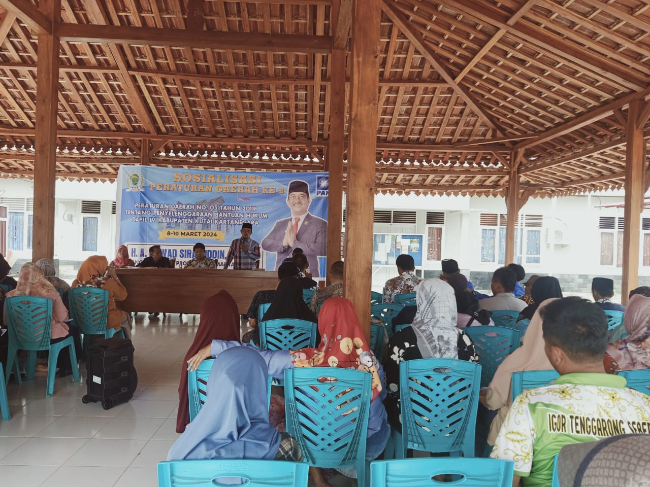 Jawad Sirajuddin Terus Edukasikan Perda Bantuan Hukum di Kukar