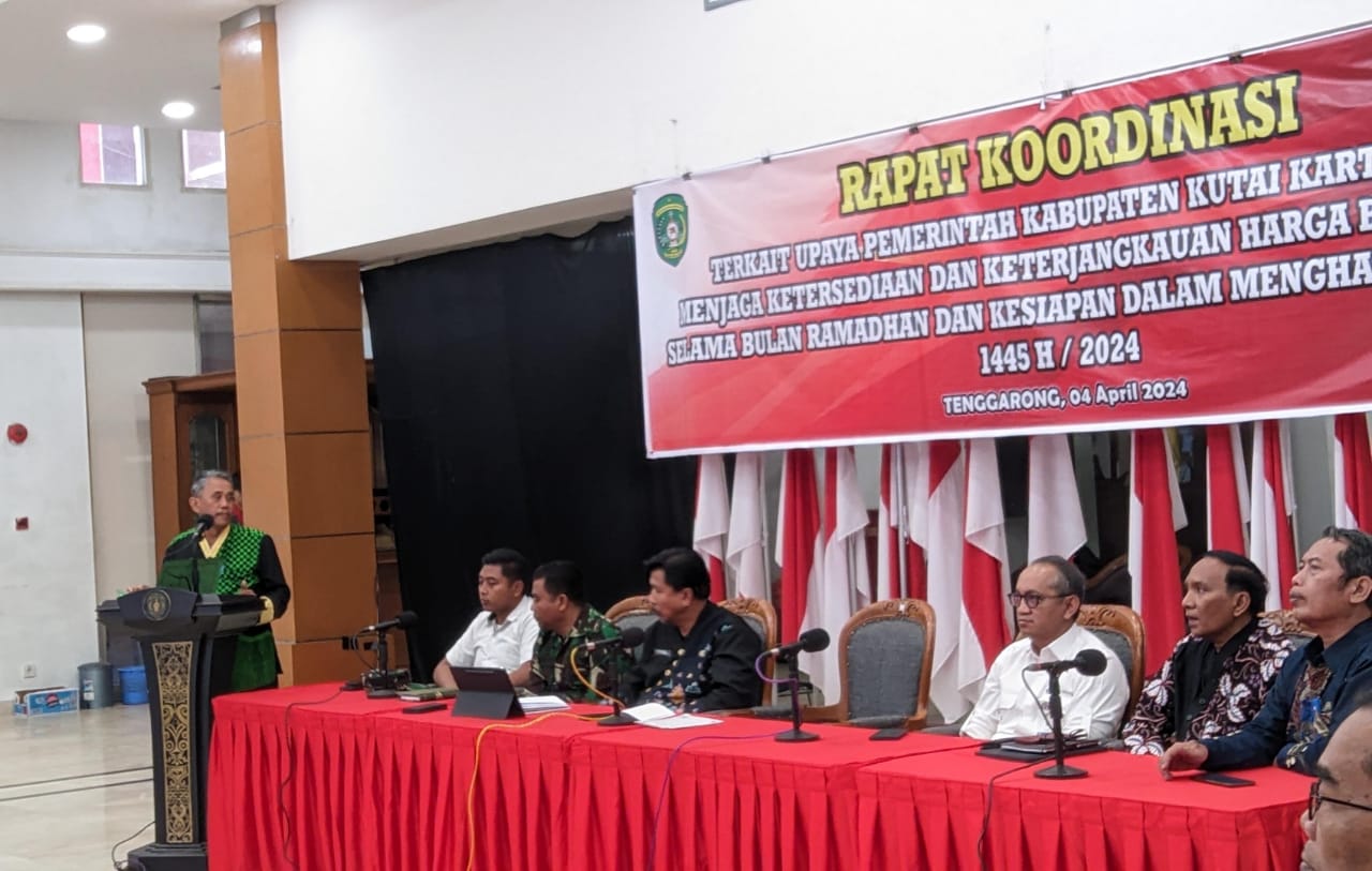 Kadis Ketapang Kukar Ungkap Kesiapan dan Ketersediaan Pangan dalam Rakor Pemkab