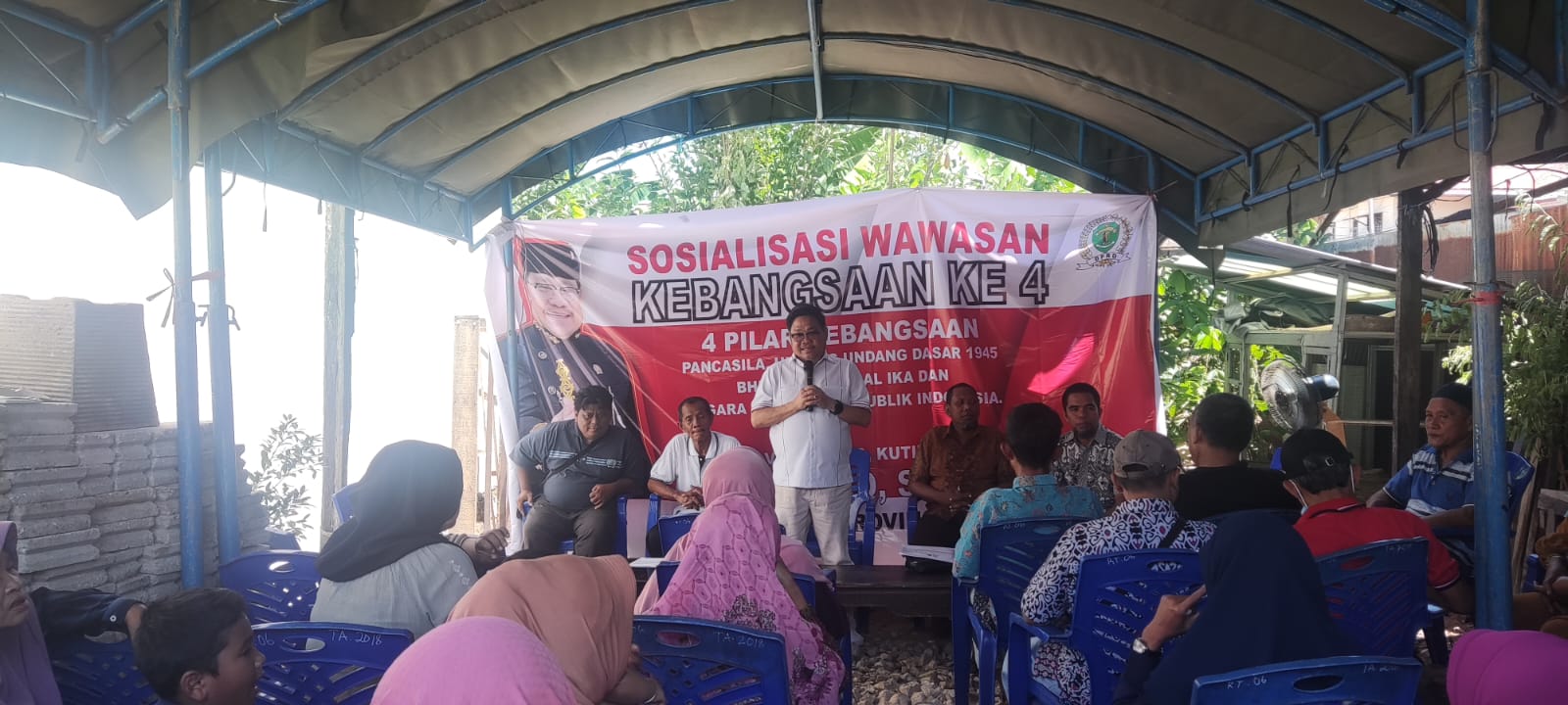 Menggelar Soswasbang ke-4 Tahun 2024, Safuad Menyambangi Warga kota Bontang