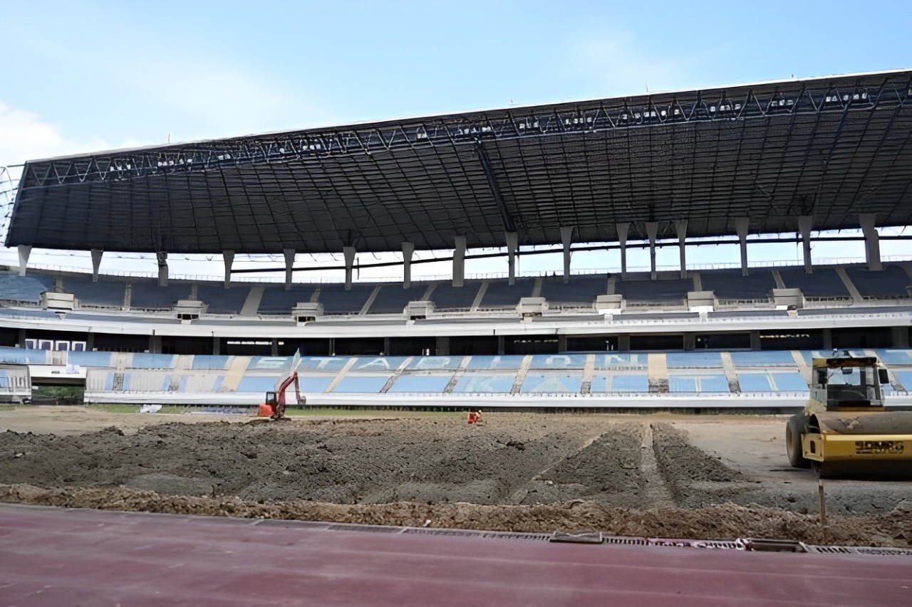 Papan Skor Canggih Jadi Sentuhan Akhir Renovasi Stadion Utama Palaran