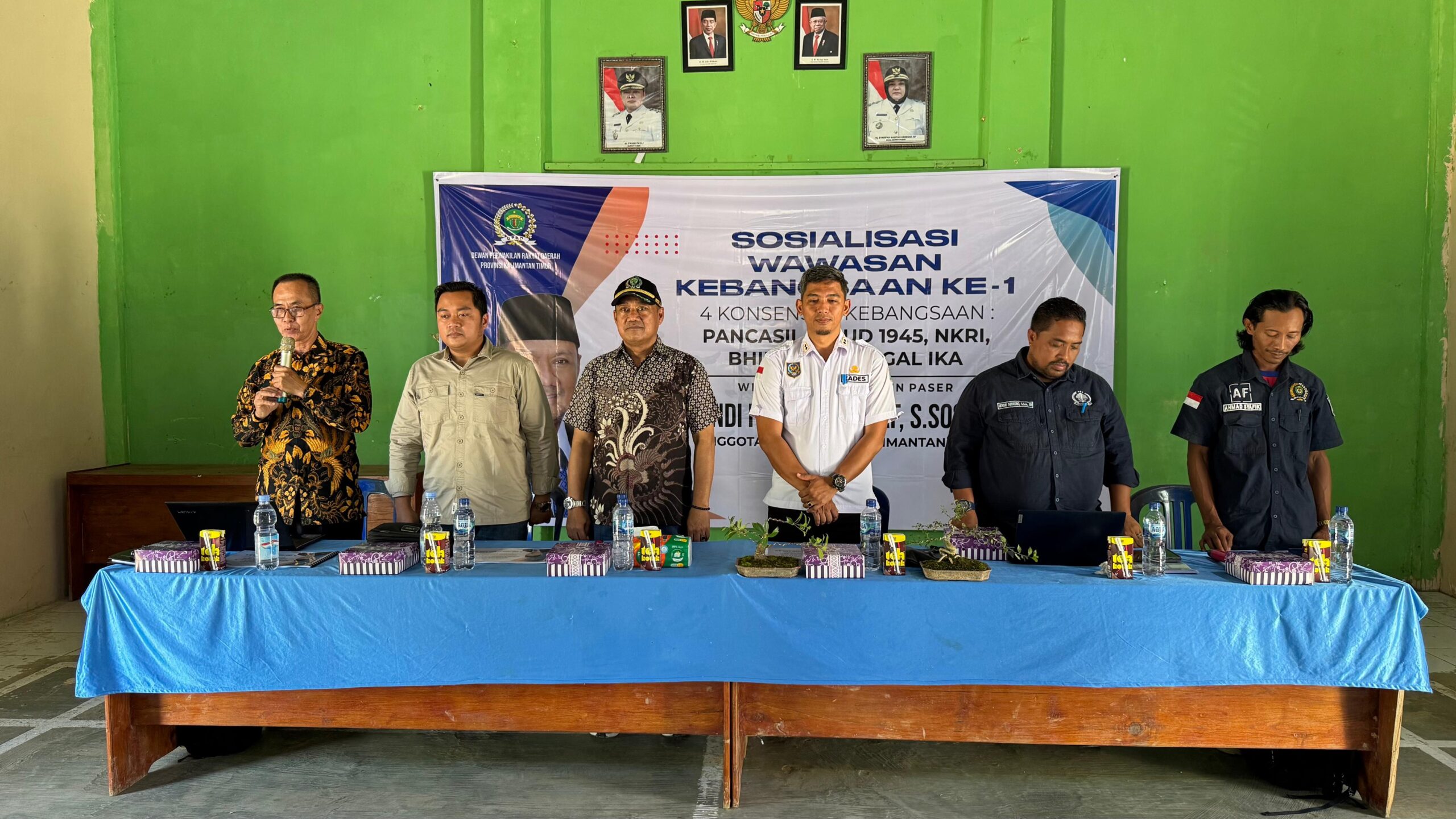 Andi Faisal Dorong Kesadaran Kebangsaan Warga Desa Long Gelang Paser