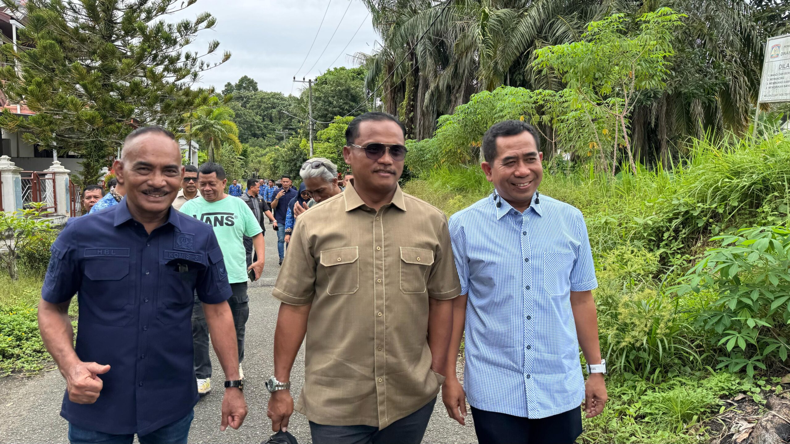 DPRD Balikpapan tinjau lapangan, Warga Perumahan Pemda Balikpapan Minta Truk Berat Dilarang Melintas