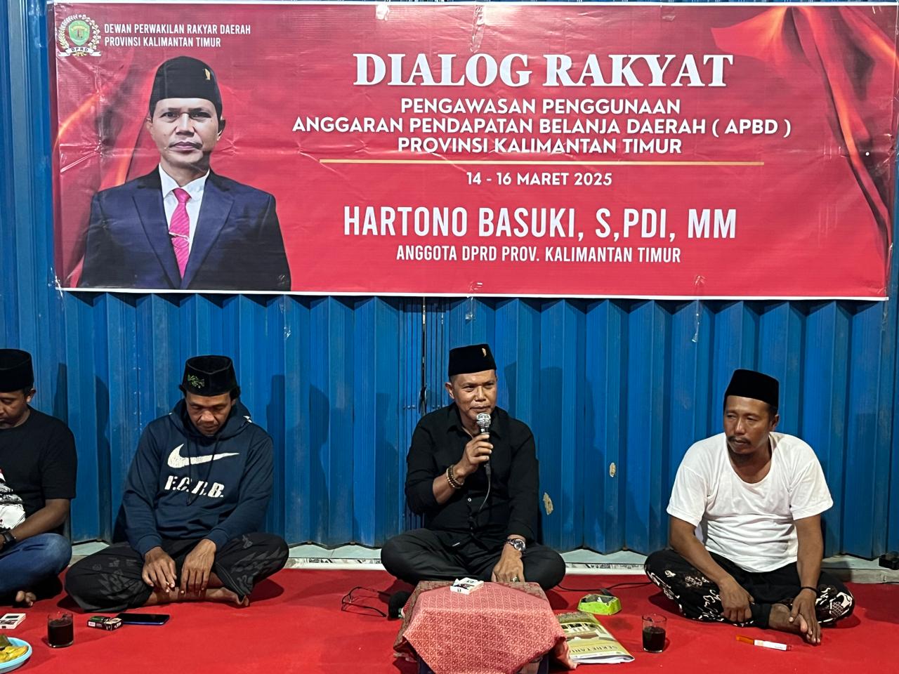 Hartono Basuki Gelar Dialog di PPU, Ajak Masyarakat Kawal Penggunaan APBD