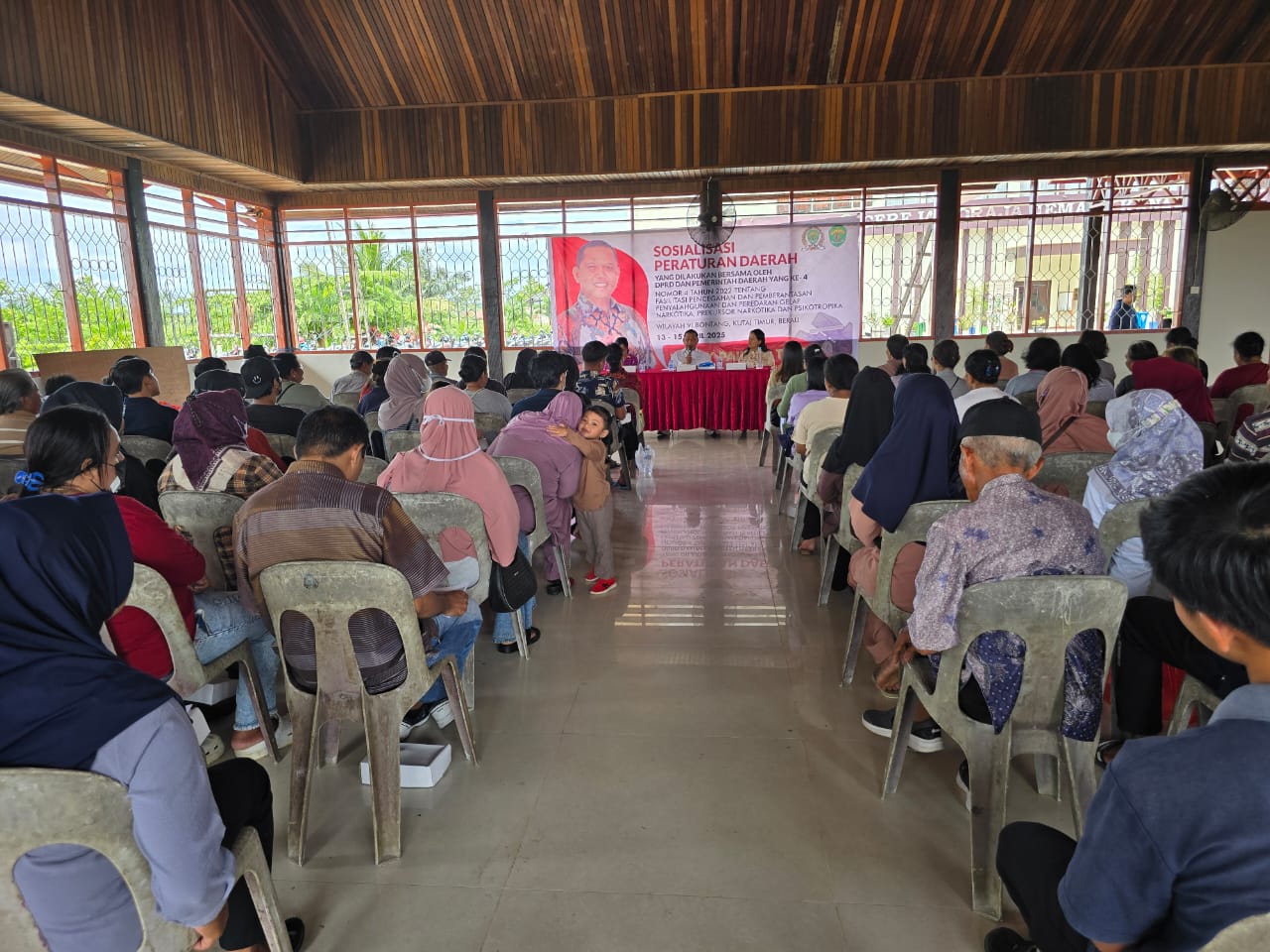 Sosialisasi Perda Narkotika di Bontang, Henry Pailan Tegaskan Komitmen Pemberantasan Narkoba