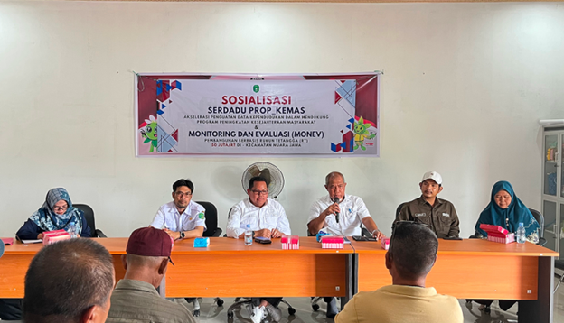 Camat Muara Jawa Tinjau Program Pembangunan RT dan Sosialisasikan SERDADU PROP-KEMAS