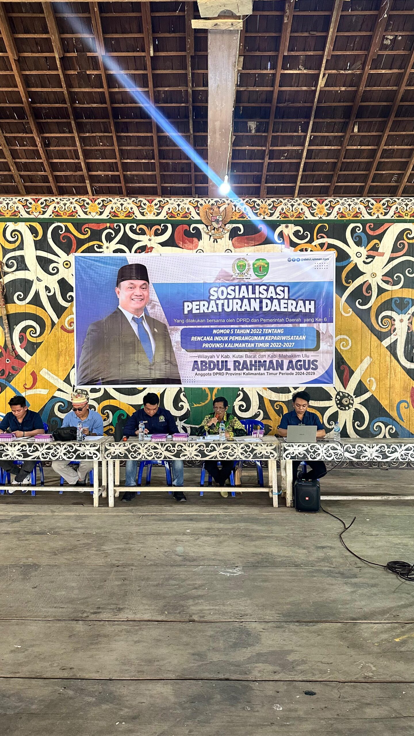 Dorong Pariwisata Berkelanjutan, Abdul Rahman Agus Sosialisasikan Perda Kepariwisataan di Mahakam Ulu