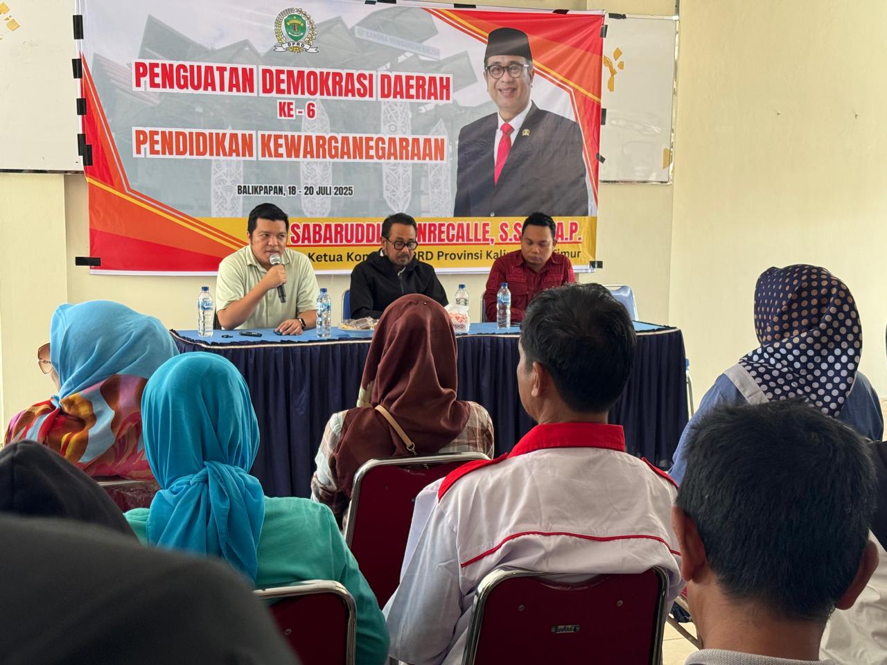 Penguatan Demokrasi Daerah, Sabaruddin: Warga Muda Diajak Jadi Agen Perubahan