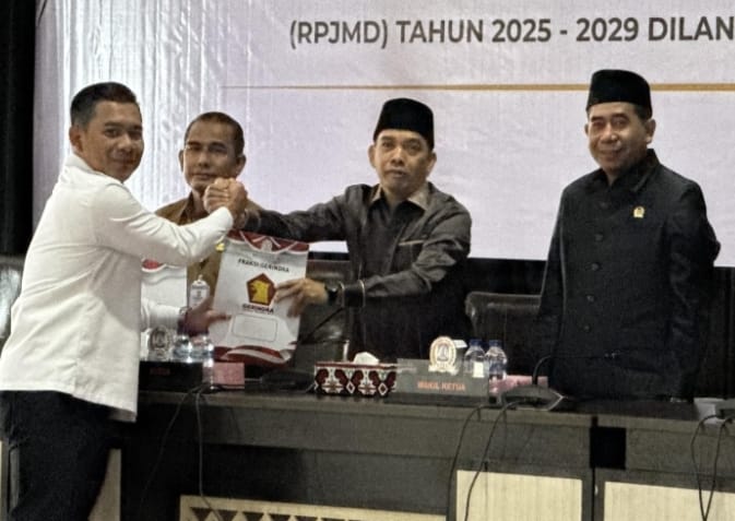 Fraksi Gerindra Setujui RPJMD 2025–2029, Dorong Eksekusi Program Berbasis Inklusi dan Ekonomi Hijau