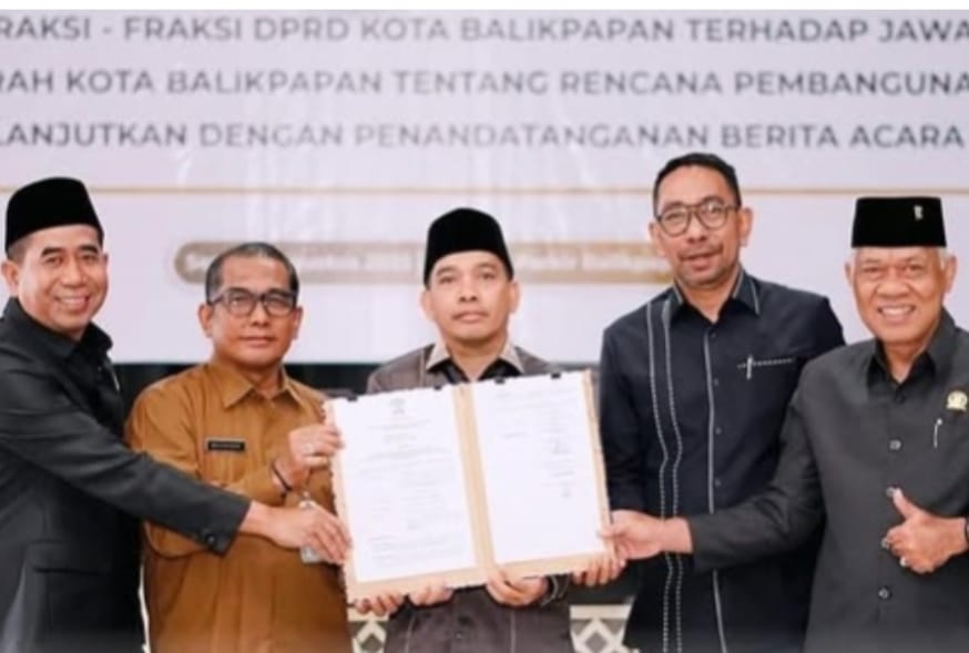RPJMD 2025–2029 Disahkan, Balikpapan Siapkan Arah Baru Pembangunan