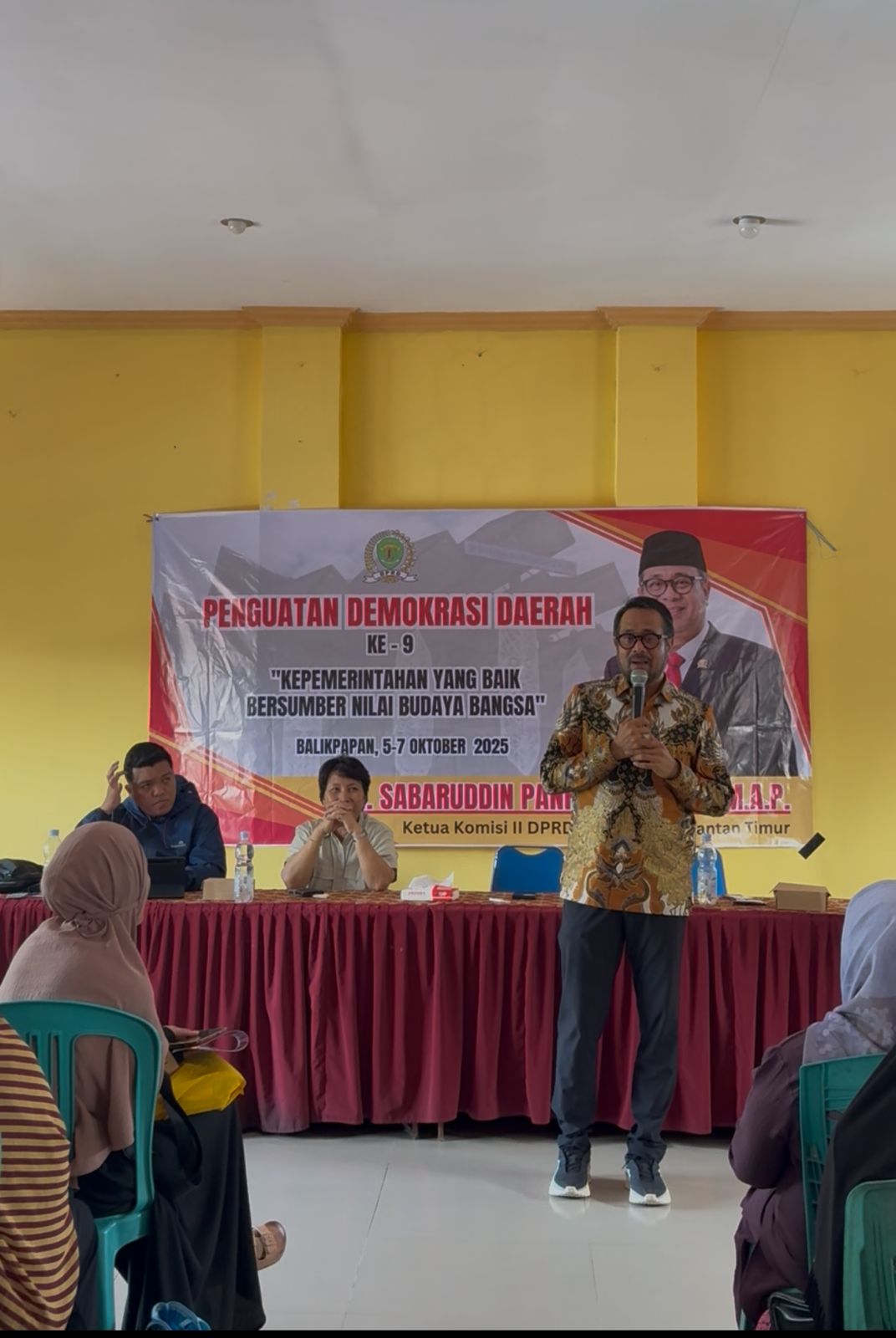Sabaruddin Panrecalle Dorong Penguatan Demokrasi Berbasis Nilai Budaya Bangsa