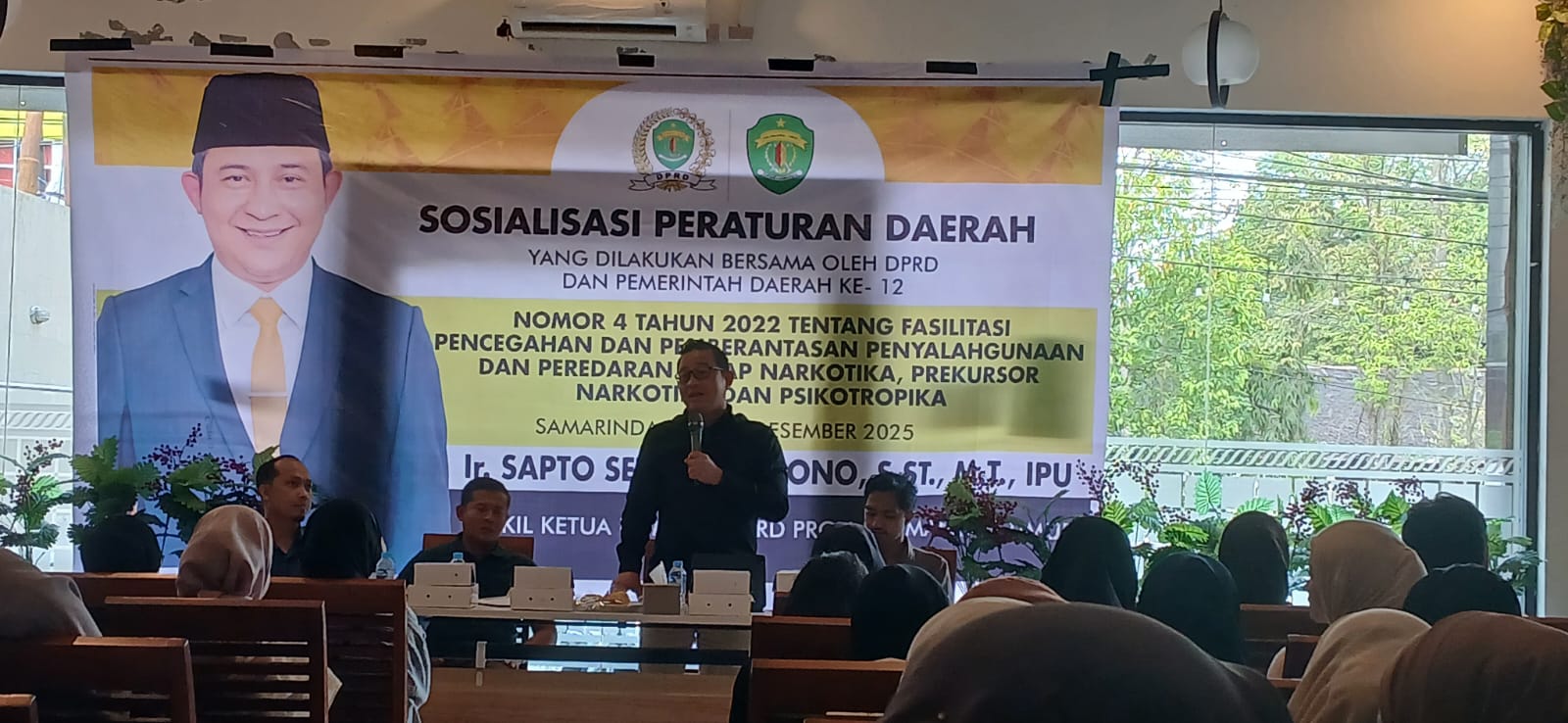 Sapto Gelar Sosperda Terkait Pencegahan dan Pemberantasan Narkotika ajak Mahasiswa berpartisipasi dalam pencegahan