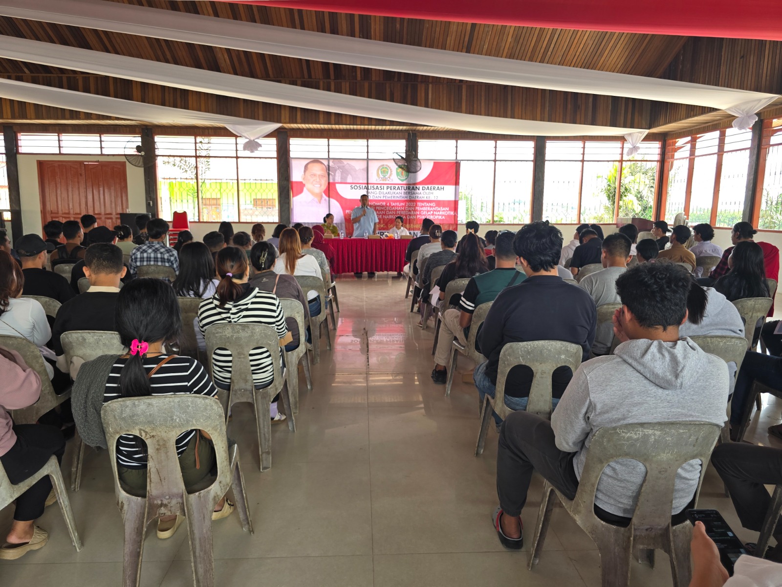 Sosialisasi Perda Narkotika, Henry Pailan Ajak Jamaat Kanaan Bontang Perkuat Ketahanan Keluarga