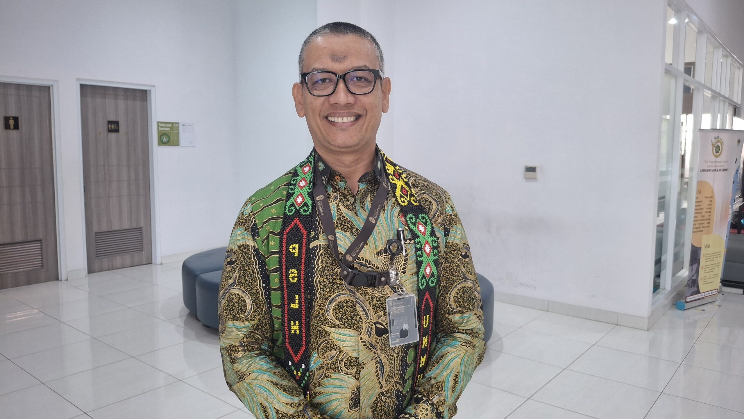 Brigjen Pol Edgar Diponegoro, selaku Staf Khusus Otorita IKN Bidang Keamanan dan Keselamatan Publik atau Wakil Ketua Umum Satgas Penanggulangan Aktivitas Ilegal.(Yhon)