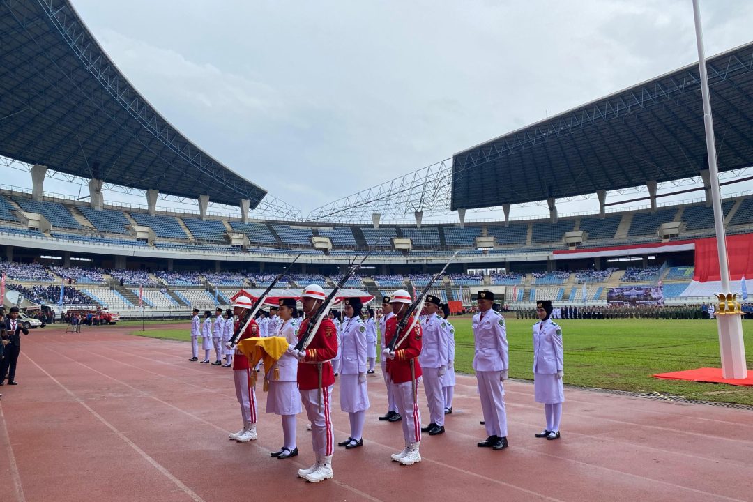 Foto : Upacara Peringatan Hari Ulang Tahun (HUT) ke-79 RI di Stadion Utama Palaran, Samarinda